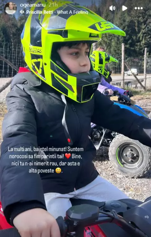 Octavia Geamănu, mesaj pentru fiul ei