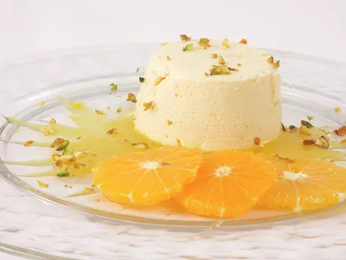 Crema de portocale cu fistic