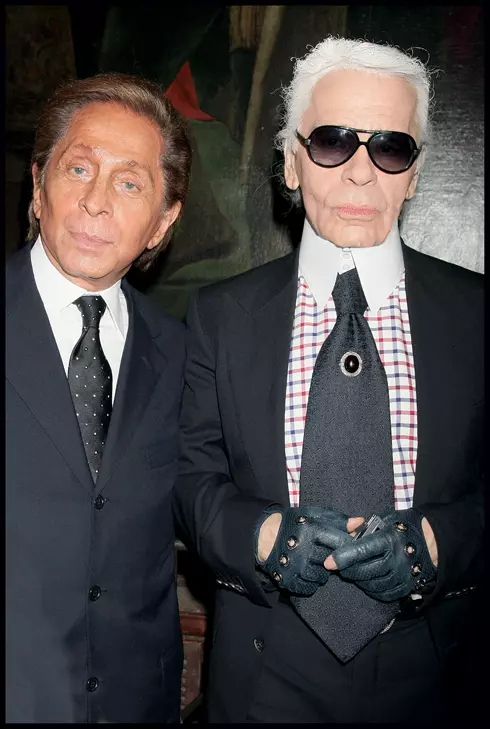 Karl Lagerfeld și Valentino