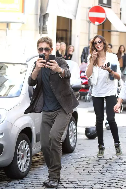 Gerard Butler si Madalina Ghenea la  Roma