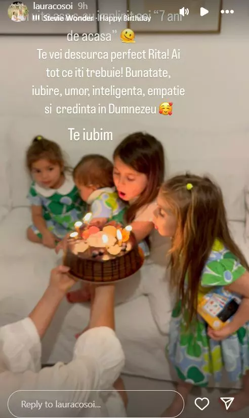 Laura Cosoi, mesaj emoționant de ziua Ritei, fiica cea mare   (2)
