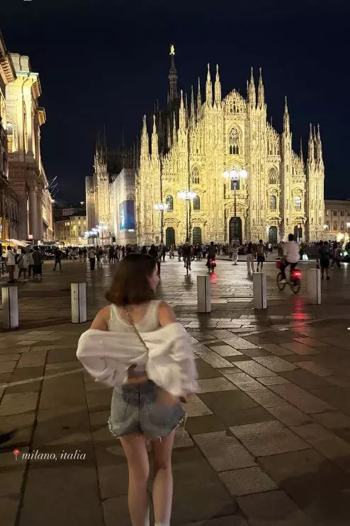 Irina Columbeanu în Milano