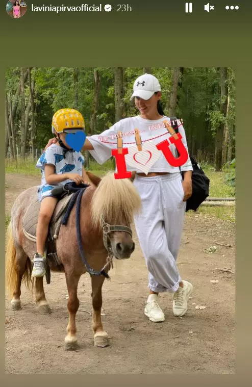 lavinia si fiul ei ponei