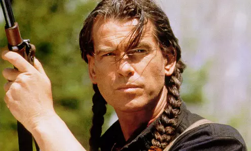Pierce Brosnan, in Grey Owl