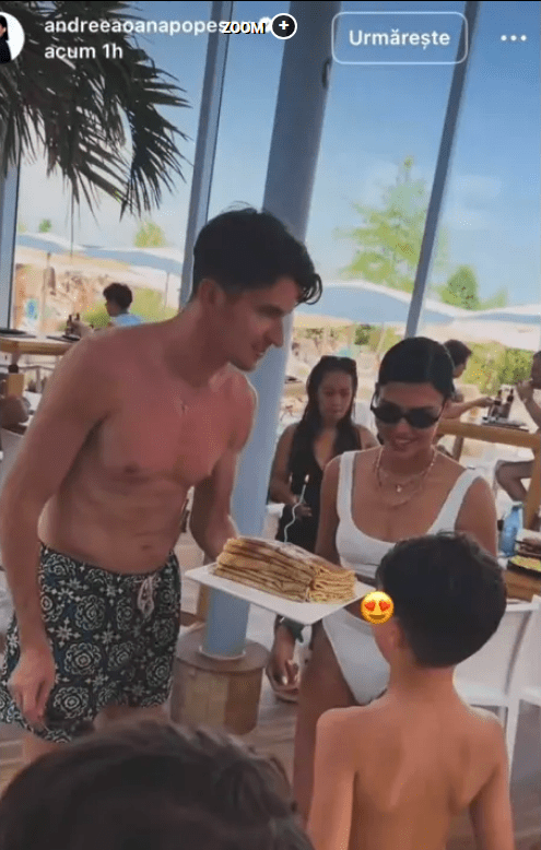 Rares Cojoc si Andreea Popescu aniversare baiat