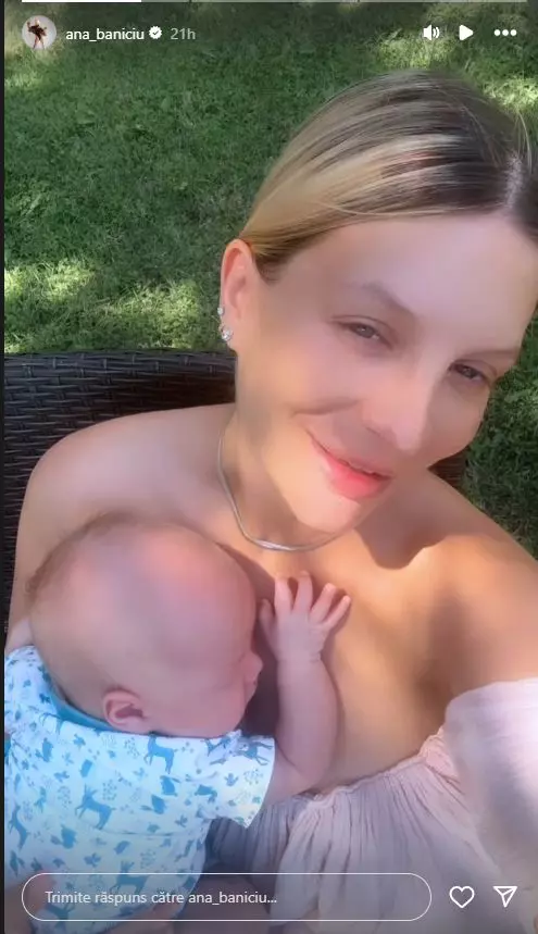 Ana Baniciu, imagine adorabilă cu bebelușul ei  (9)
