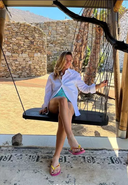 Simona Halep mykonos