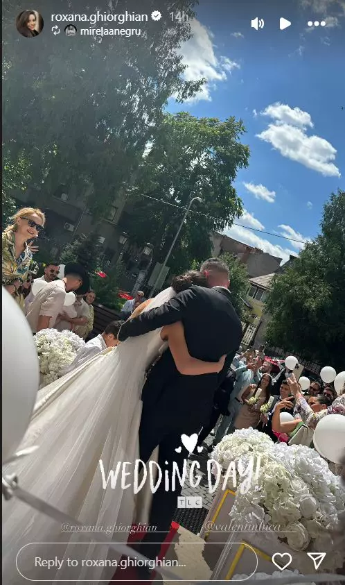 Roxana Ghiorghian și Valentin Luca s-au căsătorit religios  (3)