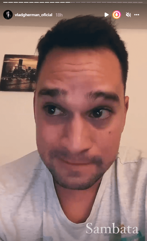 Vlad Gherman în lacrimi
