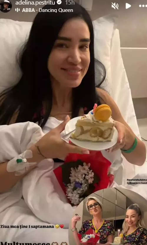Adelina Pestrițu la spital
