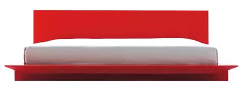 Pat Mirage, design Marten Claesson, Eero Koivisto, Ola Rune, din panouri de MDF, cu somiera fixa inclusa in structura, 2.330 euro+TVA, Cappellini prin Intro