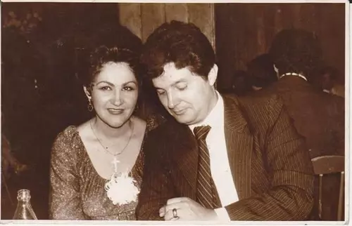 Elena Merisoreanu si sotul ei