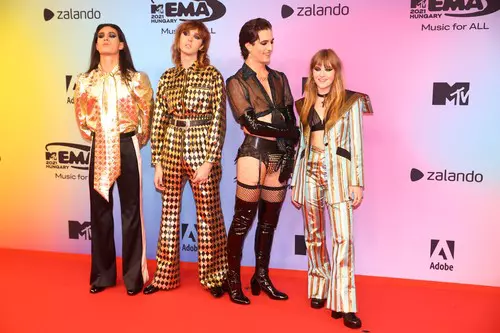Maneskin - 2021 MTV Europe Music Awards, Arrivals, Budapest, Hungary