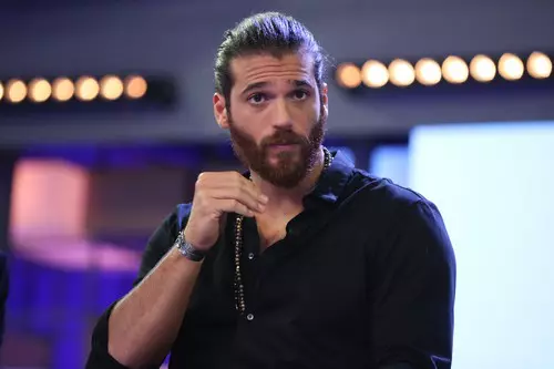 Actor Can Yaman during news conference in Madrid
