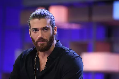 Actor Can Yaman during news conference in Madrid