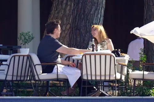 PREMIUM EXCLUSIVE: *NO WEB UNTIL 130PM EDT 31ST MAY* Worlds richest man Elon Musk is seen for the first time with his new love interest, Australian actress Natasha Bassett in Cannes