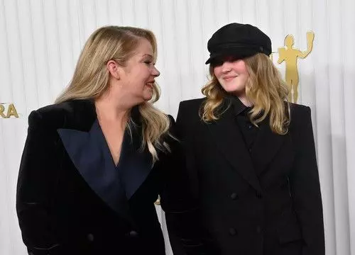 Christina Applegate and Sadie Grace LeNoble Attend the SAG Awards in Los Angeles