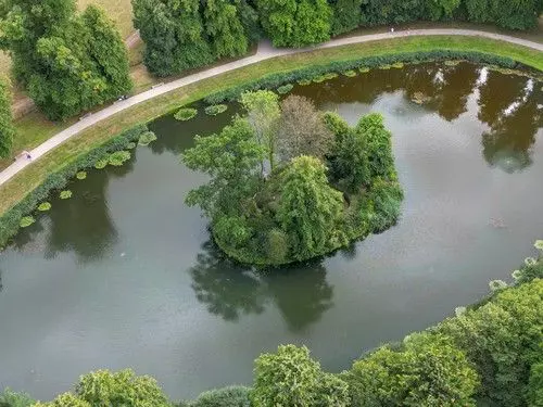 EXCLUSIVE: General Views Of Princess Diana's Final Resting Place On The Althorp Estate