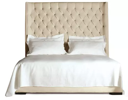 Pat Thurman, brand Meridiani, cu material textil, nedetasabil, cap capitonat, baza cu somiera demontabila, ­picioare din lemn, Meridiani prin Ivona Ambienti