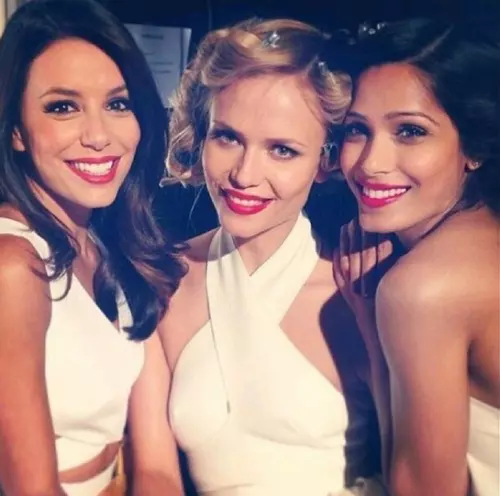 Eva Longoria, Natasha poly, Freida Pinto