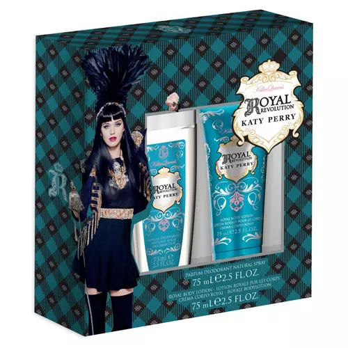 Set cadou Katy Perry Royal Revolution, 42,99 lei (contine deodorant natural spray, 75 ml si lotiune de corp, 75 ml)