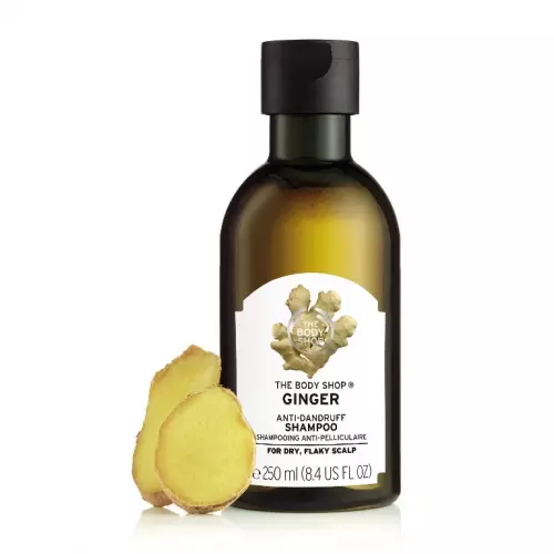 Șampon anti-mătreață, The Body Shop, Ginger Anti-Dandruff Shampoo, 38 lei