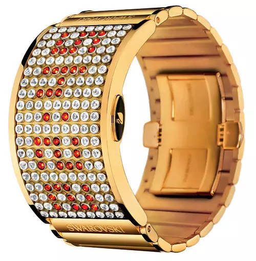 Bratara din metal si cristale de sticla, Swarovski, 1.455 lei