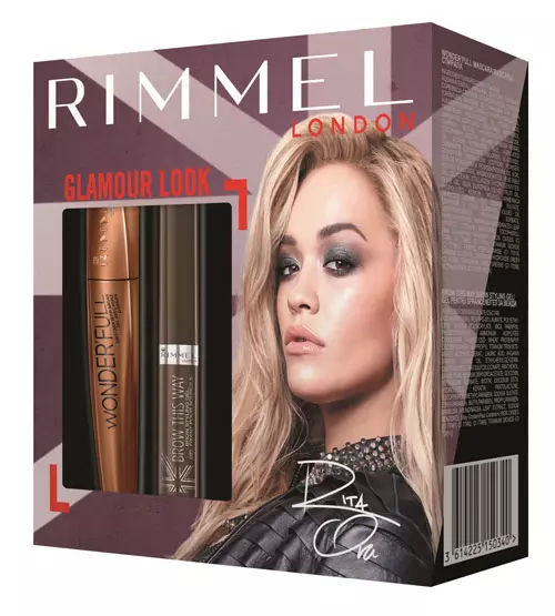 Set cadou Rimmel London, 53,99 lei (conține Mascara Rimmel Wonder'full cu ulei de Argan si Gel pentru sprâncene Brow this Way)