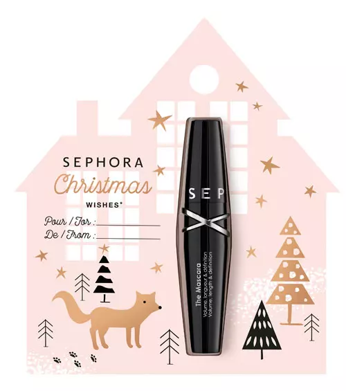 Set cadou Christmas Wishes, Sephora, 32 lei (conține o felicitare adorabila și mascara best seller)