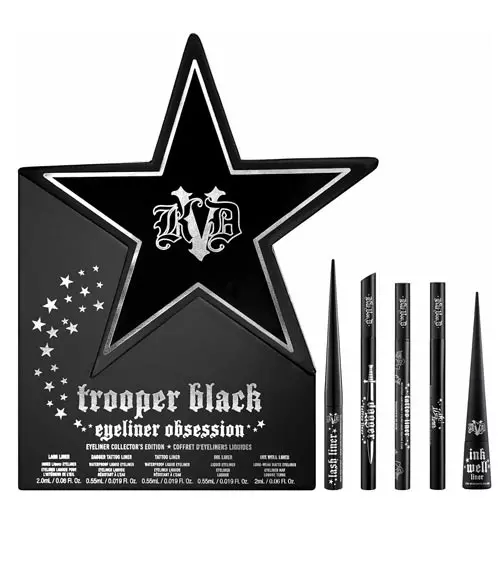 Set pentru machiaj Trooper Black Eyeliner Obsession, Kat von D, 380 lei, exclusiv în magazinele Sephora