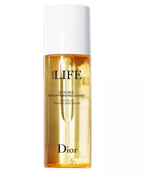 Loțiune demachiantă cu textură de ulei Hydra Life Oil To Milk, Dior, 175 lei
