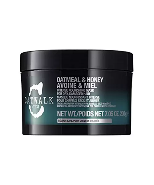 Mască pentru părul deteriorat, despicat la vârfuri, Tigi Catwalk Oatmeal & Honey, 130 lei
