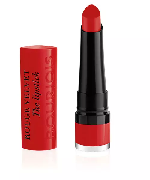 Ruj Rouge Velvet, Bourjois, nuanța Rubi's Cute, 55 lei
