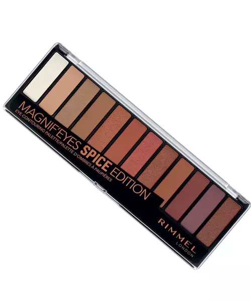 Paletă de farduri Magnif’Eyes Contouring Palette – Spice Edition, Rimmel London, 59,90 lei