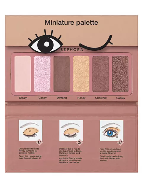 Paletă de farduri Miniature Palette Donut, Sephora, 50 lei
