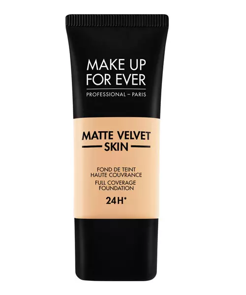 Fond de ten Matte Velvet Skin Full Coverage Foundation 24H, Make Up For Ever, 185 lei, exclusiv în magazinele Sephora