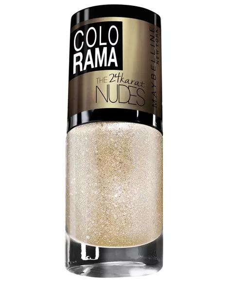 Lac de unghii Colorama 24 Karat Nudes, Maybelline New York, nuanța Shimmer & Chic, 11 lei