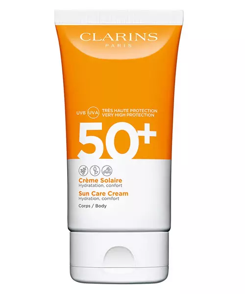 Cremă cu protecție solară Dry Touch Sun Care Cream For Face 50+, Clarins, 125 lei