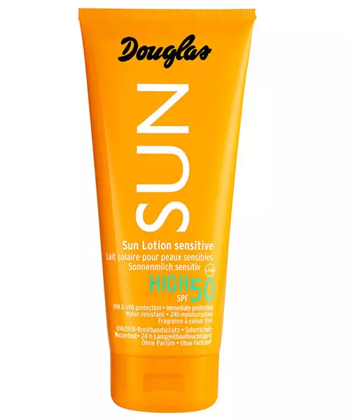 Cremă cu protecție solară Sun Lotion Sensitive SPF 50, Douglas, 69 lei