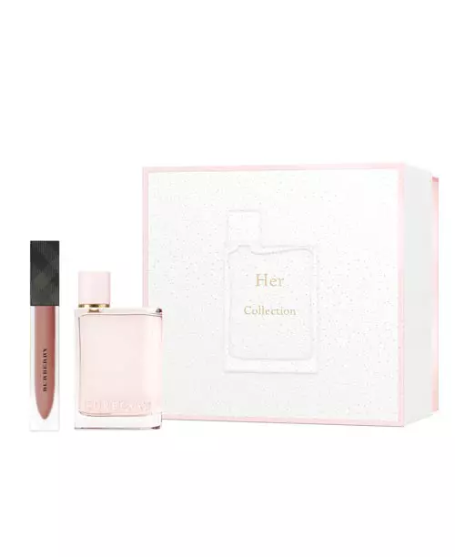 Set cadou Her, Burberry, 375 lei (conține Her Eau de Parfum 50 ml și Liquid Lipstick Burberry), exclusiv în parfumeriile Douglas