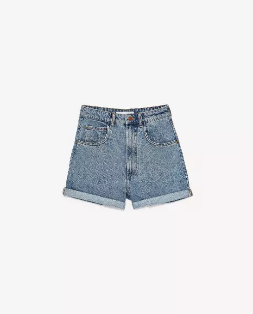 Pantaloni scurti din denim, Zara. 49.90 lei