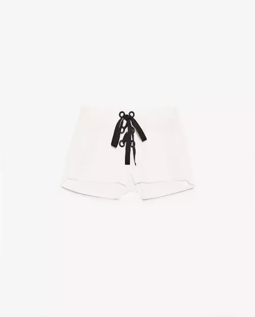 Pantaloni scurti tip corset, Zara, 49.90 lei
