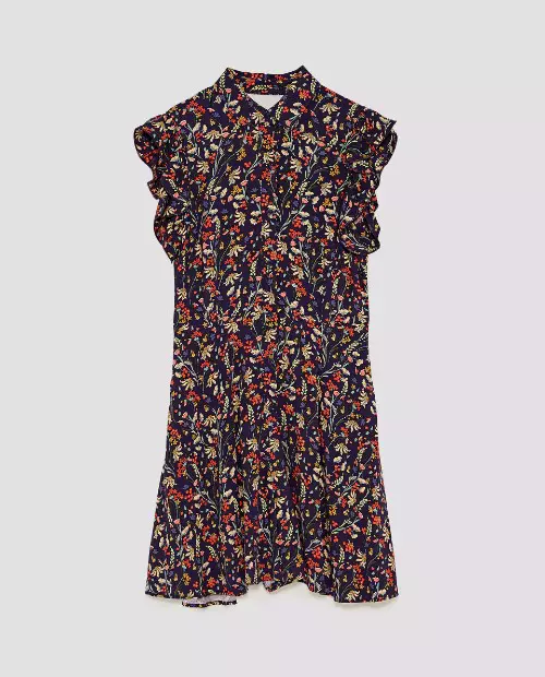 Salopeta cu imprimeu floral, Zara, 149.90 lei