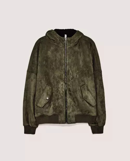 Jacheta barbateasca, din bumbac, Zara, 159,90 lei