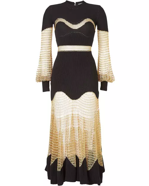 Rochie din matase si plasa, Alexander McQueen, 10.888 lei, magazinul Casa Frumoasa Radisson Ladies