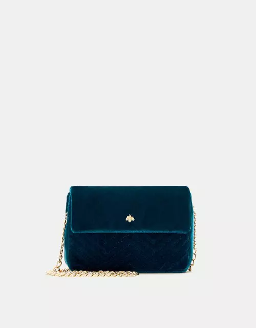 Geanta mini din catifea, Pull&Bear, 69.90 lei