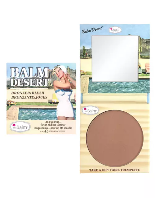 Pudră bronzantă Balm Desert Bronzer Blush, the Balm, 89 lei