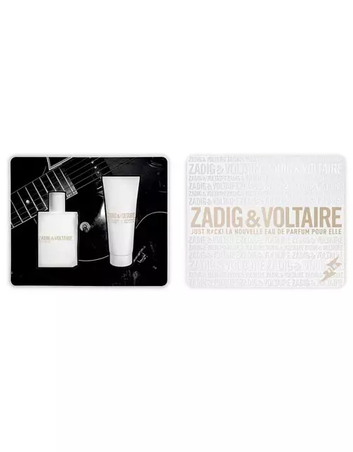 Set cadou Just Rock! for her, Zadig & Voltaire, 339 lei (conține Just Rock! for her Eau de Parfum 50ml, Just Rock! for her Body Lotion 75ml)