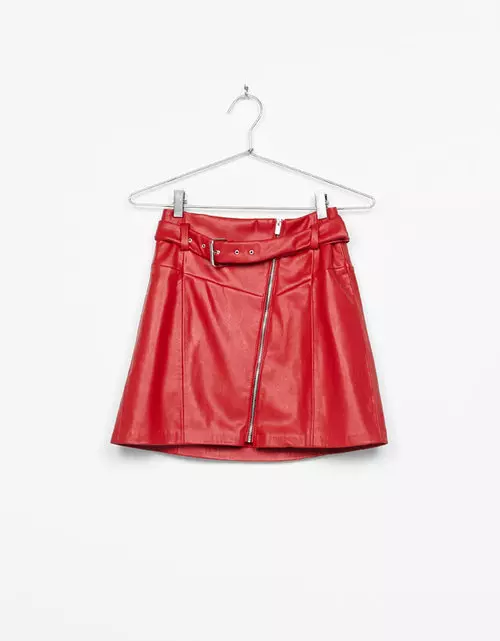 Fusta din piele ecologica, Bershka, 119.90 lei