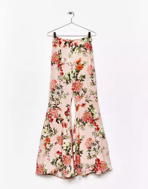 Pantaloni evazati, Bershka, 129.90 lei